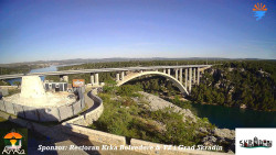 Skradin, řeka Krka, most A1