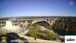 Skradin, řeka Krka, most A1