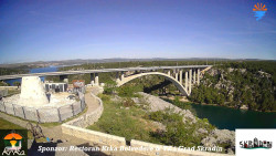 Skradin, řeka Krka, most A1