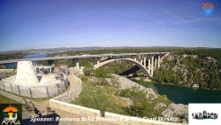 Skradin, řeka Krka, most A1