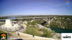 Skradin, řeka Krka, most A1
