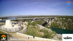 Skradin, řeka Krka, most A1