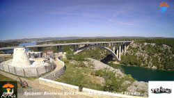 Skradin, řeka Krka, most A1