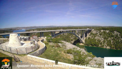 Skradin, řeka Krka, most A1