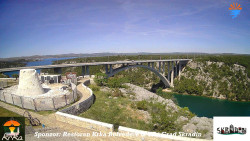 Skradin, řeka Krka, most A1