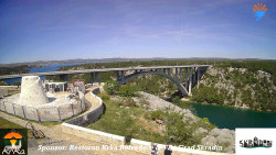 Skradin, řeka Krka, most A1