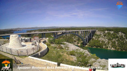 Skradin, řeka Krka, most A1