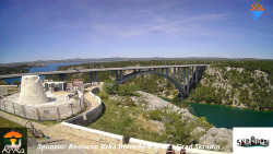 Skradin, řeka Krka, most A1