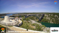 Skradin, řeka Krka, most A1