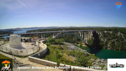 Skradin, řeka Krka, most A1