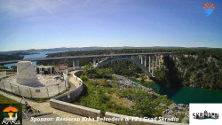 Skradin, řeka Krka, most A1