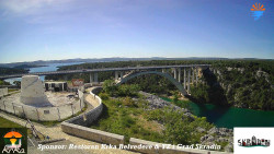 Skradin, řeka Krka, most A1