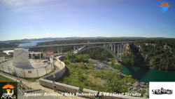 Skradin, řeka Krka, most A1