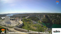 Skradin, řeka Krka, most A1