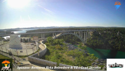 Skradin, řeka Krka, most A1