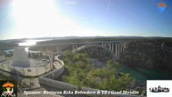 Skradin, řeka Krka, most A1