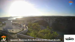 Skradin, řeka Krka, most A1