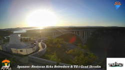 Skradin, řeka Krka, most A1