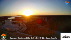 Skradin, řeka Krka, most A1