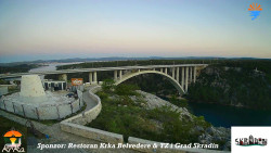 Skradin, řeka Krka, most A1