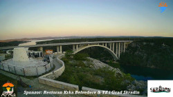 Skradin, řeka Krka, most A1