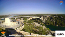 Skradin, řeka Krka, most A1