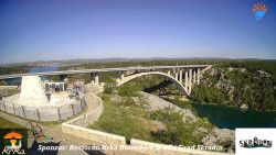 Skradin, řeka Krka, most A1