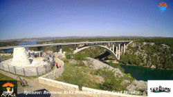 Skradin, řeka Krka, most A1