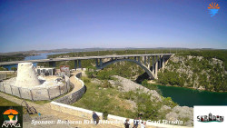 Skradin, řeka Krka, most A1