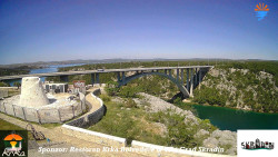 Skradin, řeka Krka, most A1