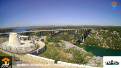 Skradin, řeka Krka, most A1