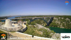 Skradin, řeka Krka, most A1