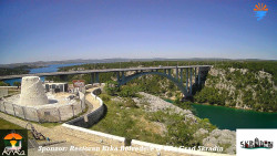 Skradin, řeka Krka, most A1