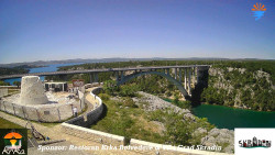 Skradin, řeka Krka, most A1