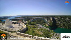 Skradin, řeka Krka, most A1