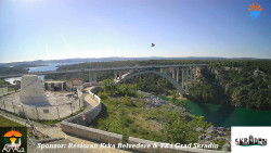 Skradin, řeka Krka, most A1