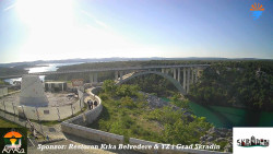 Skradin, řeka Krka, most A1