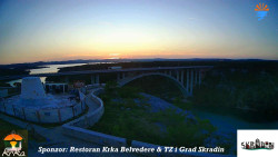 Skradin, řeka Krka, most A1