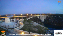 Skradin, řeka Krka, most A1