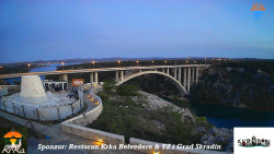 Skradin, řeka Krka, most A1