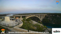 Skradin, řeka Krka, most A1