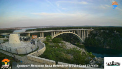 Skradin, řeka Krka, most A1