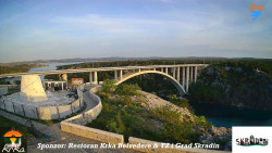 Skradin, řeka Krka, most A1