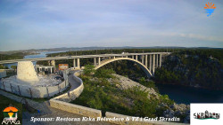 Skradin, řeka Krka, most A1