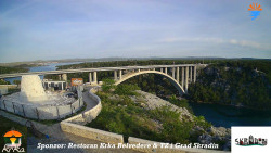 Skradin, řeka Krka, most A1