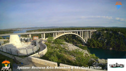Skradin, řeka Krka, most A1