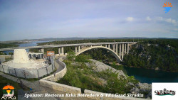 Skradin, řeka Krka, most A1