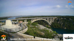 Skradin, řeka Krka, most A1
