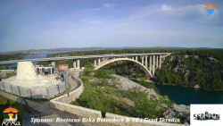 Skradin, řeka Krka, most A1