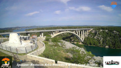 Skradin, řeka Krka, most A1